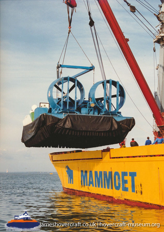 AP1-88 hovercraft with Hoverwest -  (credit: The <a href='http://www.hovercraft-museum.org/' target='_blank'>Hovercraft Museum Trust</a>).